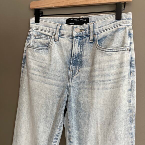 VERONICA BEARD Sheridan Exaggerated Flare Jeans Size 25 High Rise Stretch Chic - Picture 8 of 16